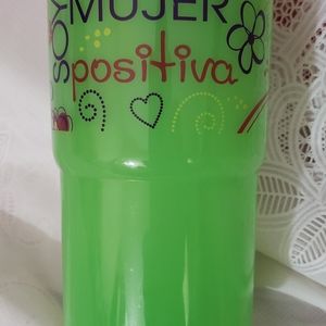 Tupperware Neon Green & Purple 30oz Flip Top Thirstquake Tumbler